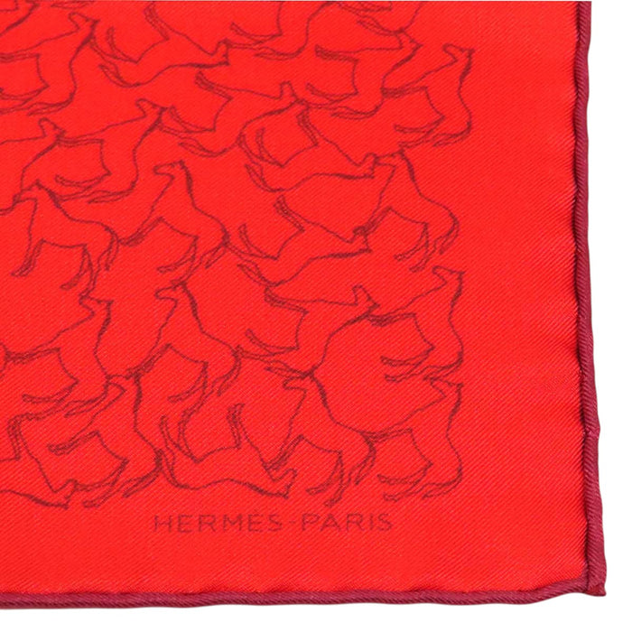 HERMES 
プチカレ ミニカレ シルク 馬柄 
カレ 45 TAMPON EQUESTRE タンポン エクエストル スカーフ