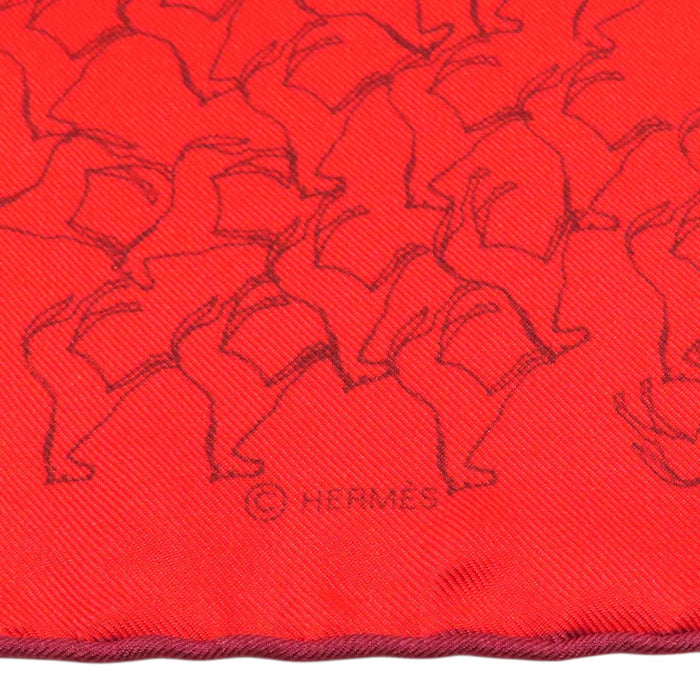 HERMES 
プチカレ ミニカレ シルク 馬柄 
カレ 45 TAMPON EQUESTRE タンポン エクエストル スカーフ