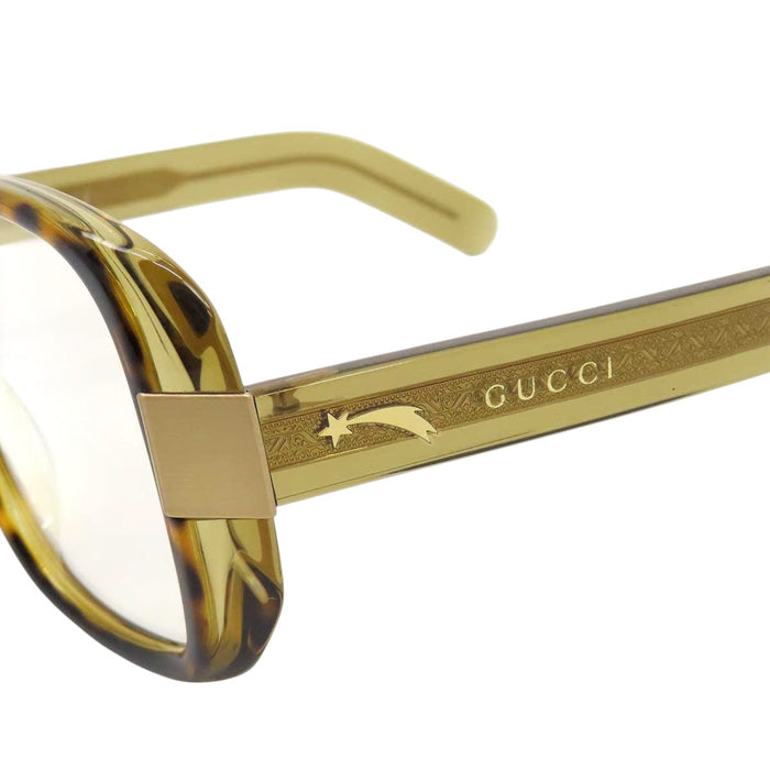 GUCCI 
ロゴ スター べっ甲柄 
ロゴ スクエア アイウェア