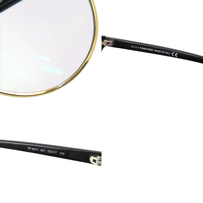TOM FORD 
カラーレンズ 度入り 
ハーフリム アイウェア