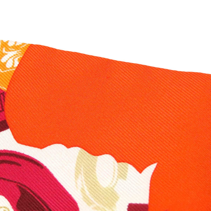 HERMES 
シルク 
ツイリー TOUT EN CARRE 全てはカレの中に スカーフ