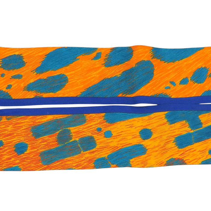 HERMES 
シルク レオパード柄 
ツイリー 野生とカモフラージュ PELAGES ET CAMOUFLAGE