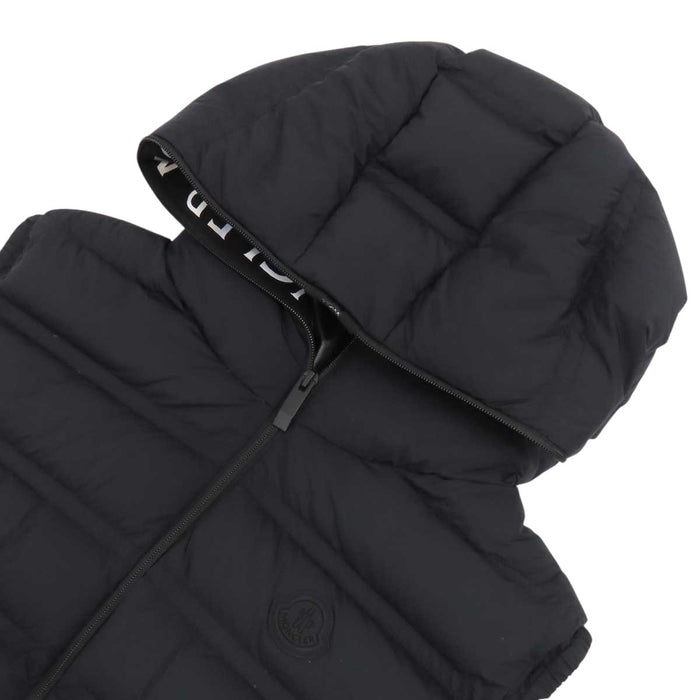 MONCLER 
ワッペン フード ナイロン ダブルジップ 2024年製 
ALITERSE GILET ダウンベスト
