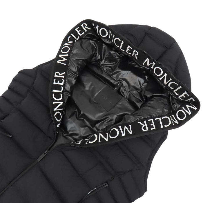 MONCLER 
ワッペン フード ナイロン ダブルジップ 2024年製 
ALITERSE GILET ダウンベスト