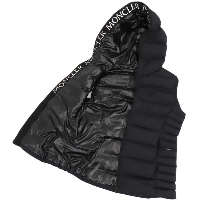 MONCLER 
ワッペン フード ナイロン ダブルジップ 2024年製 
ALITERSE GILET ダウンベスト