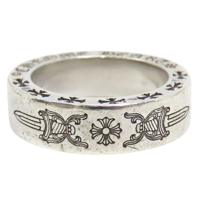 CHROME HEARTS 
CH SPACER DAGGER シルバー 2003年刻印 
6mm スペーサー ダガー リング