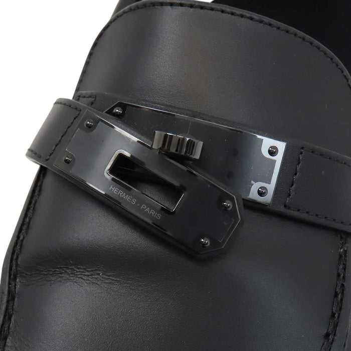 HERMES 
ケリーバックル レザー 
マインド モカシン