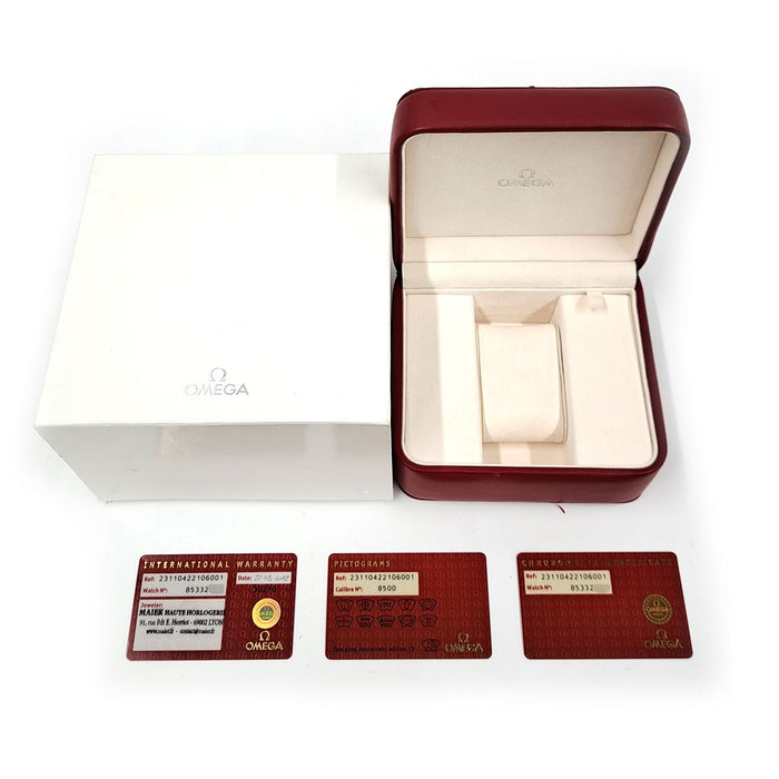 OMEGA 
Seamaster Aqua Terra 
Avec boîte et carte de garantie