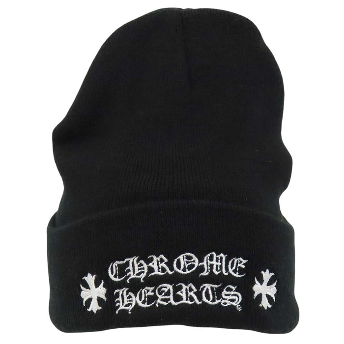 CHROME HEARTS 
CH アクリル 刺繍 
CHプラス ロゴ エンブロイダリー ニットキャップ
