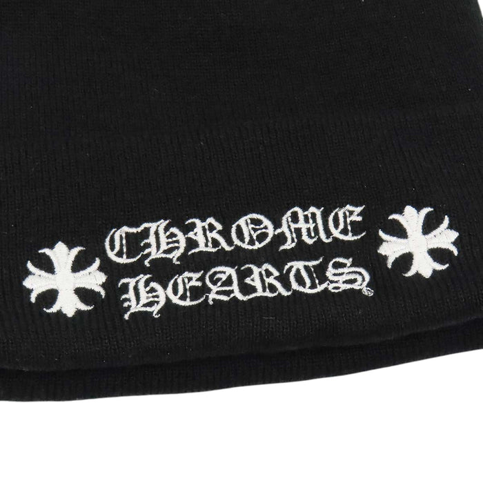 CHROME HEARTS 
CH アクリル 刺繍 
CHプラス ロゴ エンブロイダリー ニットキャップ