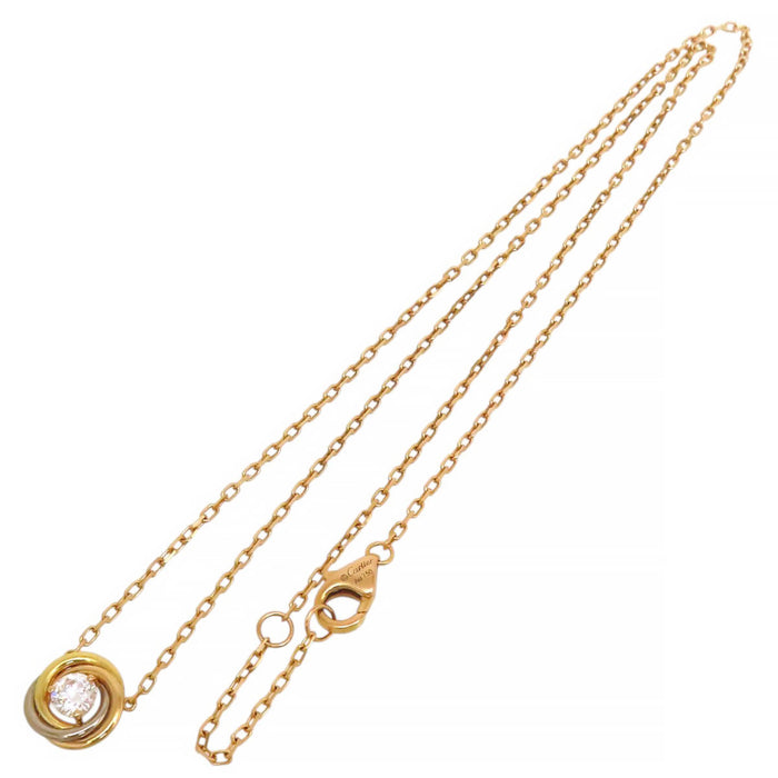 CARTIER 
Baby Trinity Diamond Necklace