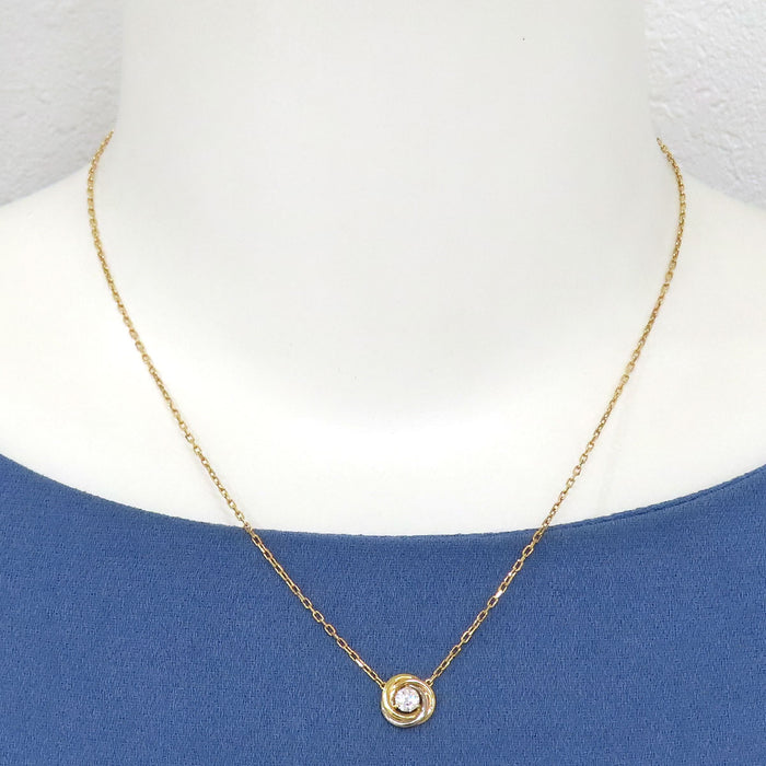 CARTIER 
Baby Trinity Diamond Necklace