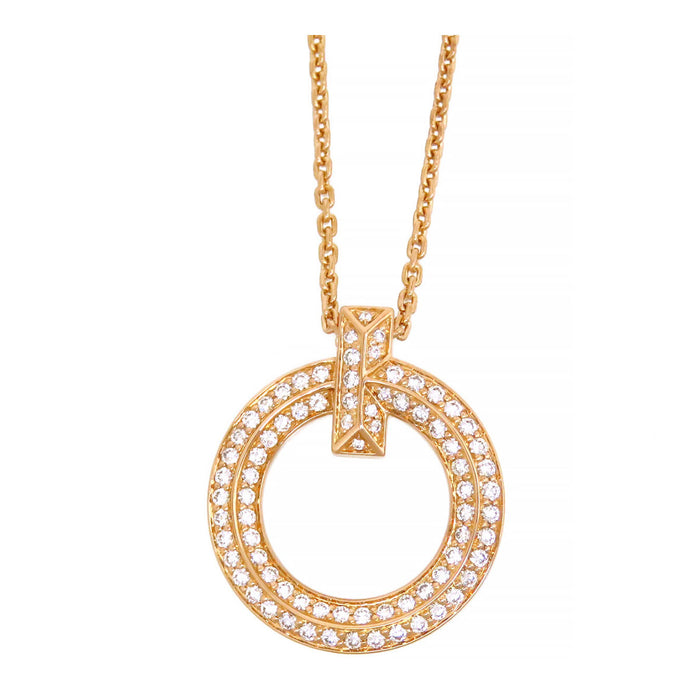 TIFFANY&Co. 
Tワン サークル ネックレス