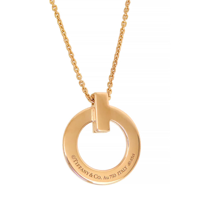 TIFFANY&Co. 
Tワン サークル ネックレス