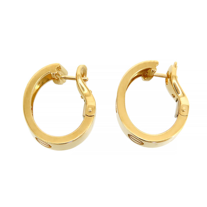 CARTIER 
ラブ フープ ピアス ダイヤモンド