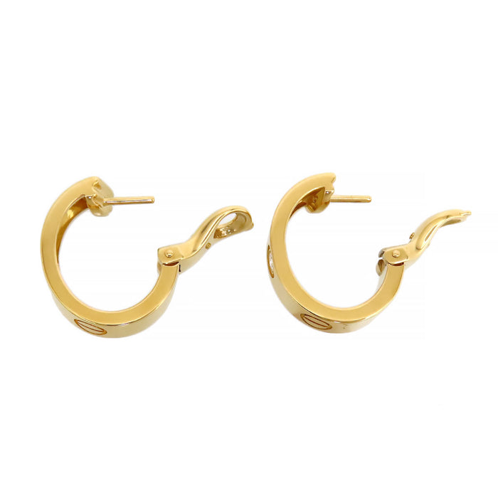 CARTIER 
ラブ フープ ピアス ダイヤモンド