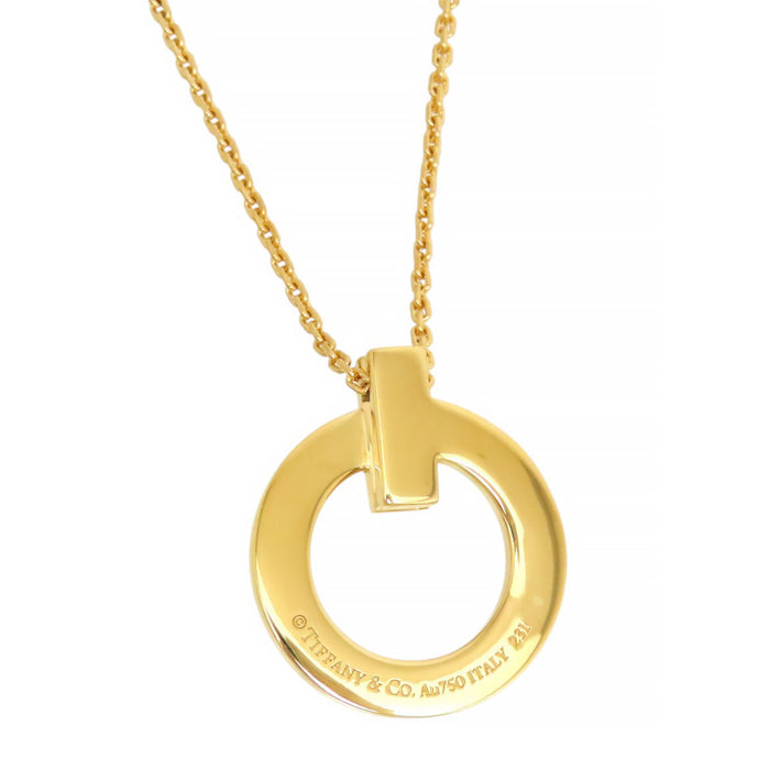 TIFFANY&Co. 
Tワン サークル ネックレス スモール