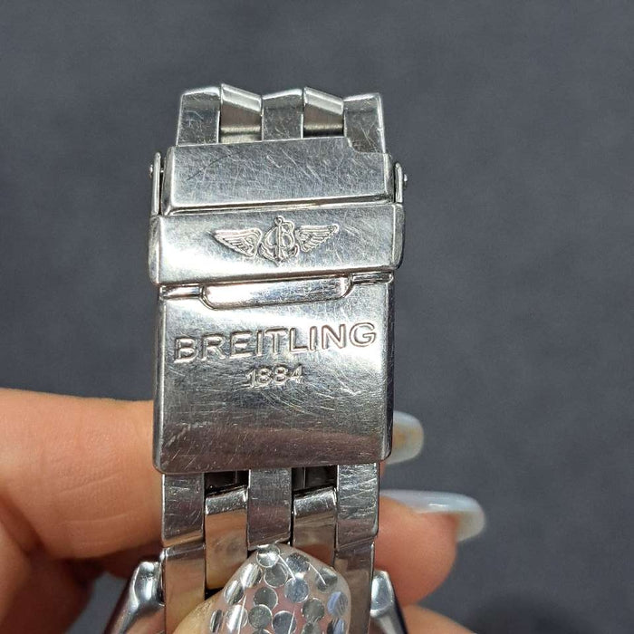 【WHOLESALES】
BREITLING 
A10350 
ウィングス 
箱(内箱破損)　ギャランティ　クロノメーター証