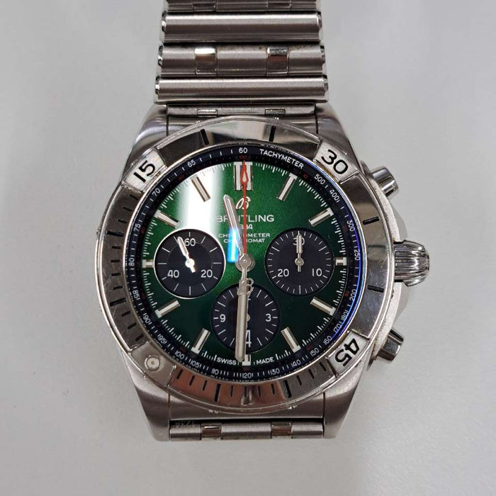【WHOLESALES】
BREITLING 
AB0134 
クロノマット B01 42 
箱(破損)　ギャランティ