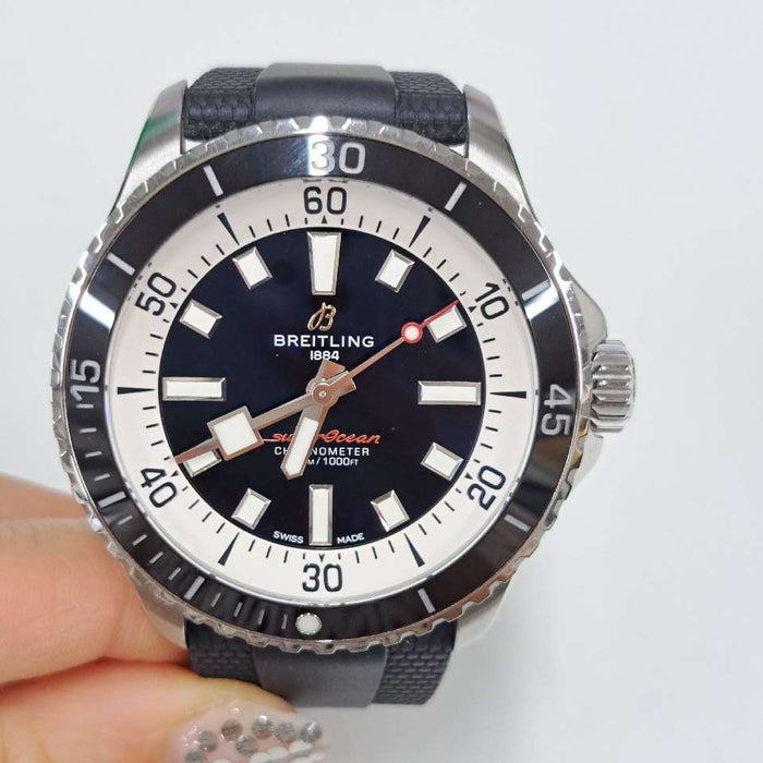 【WHOLESALES】
BREITLING 
A17375 
スーパーオーシャン オートマチック42 
箱　ギャランティ