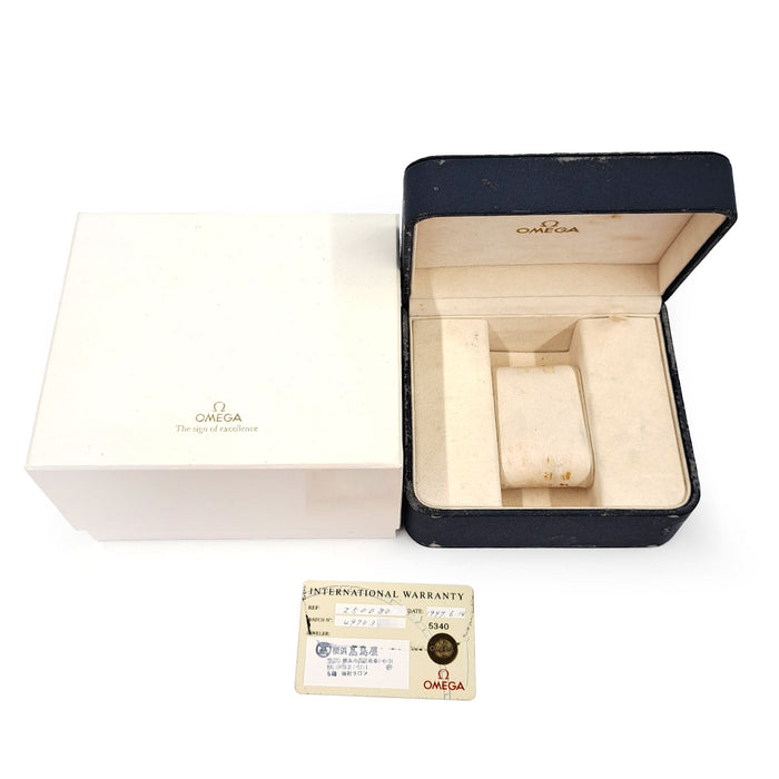 OMEGA
Seamaster 120M Jacques Mayol NOS FULLSET
Con scatola e certificato di garanzia