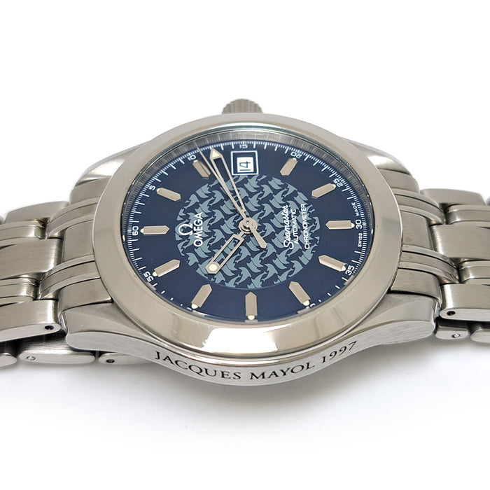 OMEGA
Seamaster 120M Jacques Mayol NOS FULLSET
Con scatola e certificato di garanzia