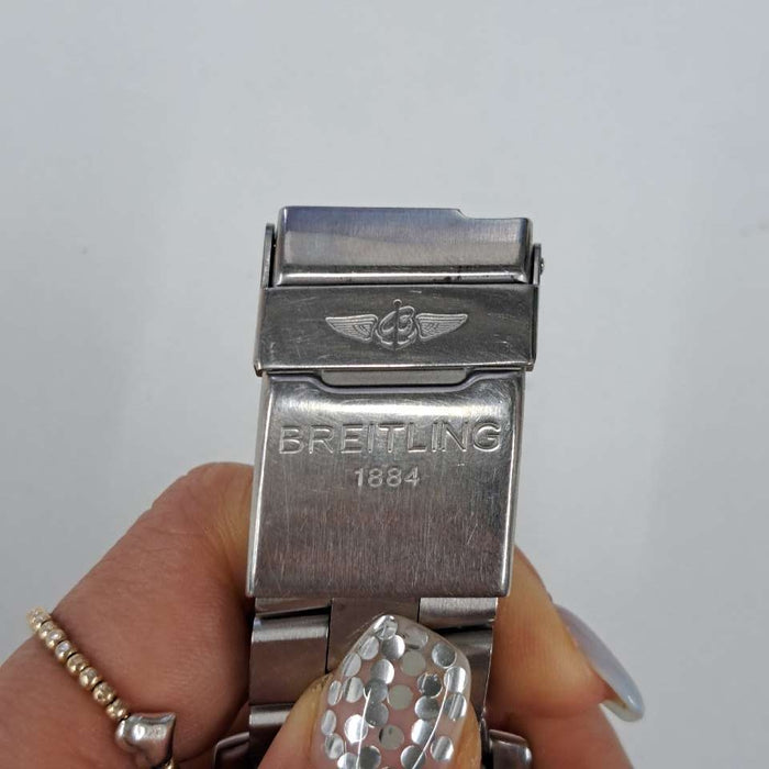 【WHOLESALES】
BREITLING 
A17390 
箱(内箱劣化あり)　ギャランティ　クロノメーター証