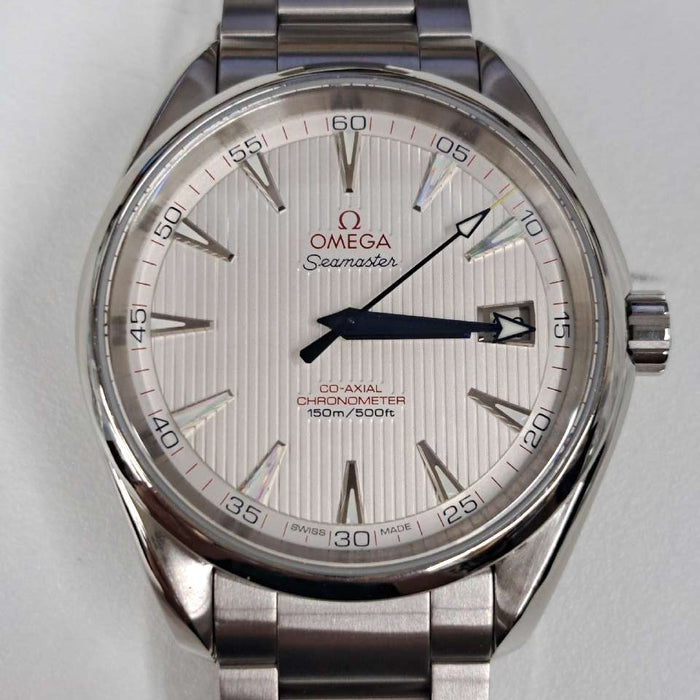 【WHOLESALES】
OMEGA 
231.10.42.21.02.002 
シーマスター アクアテラ クロノメーター コーアクシャル ゴルフ 
ギャランティ　ピクトグラム