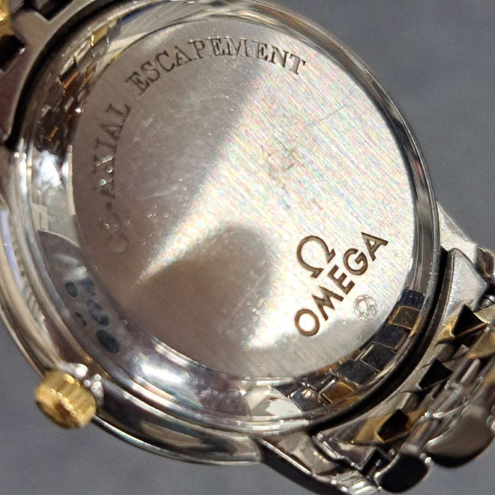 【WHOLESALES】
OMEGA 
4374.15 
デ・ヴィル プレステージ コーアクシャル 
ギャランティ(ショップ印なし)　ピクトグラム　クロノメーター証　宝石証明書