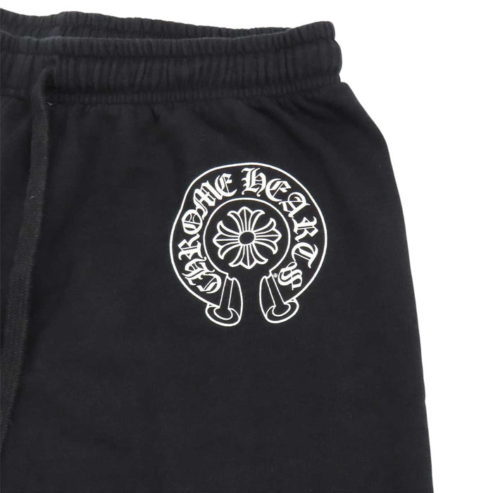 CHROME HEARTS 
コットン 裏起毛 
ホースシュー サイドロゴ スウェット パンツ