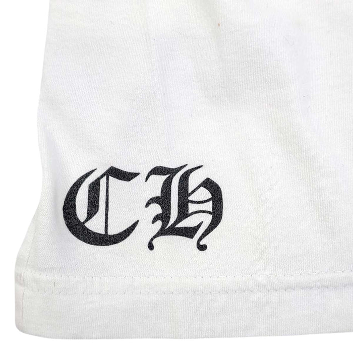 CHROME HEARTS 
CH ロゴ コットン クルーネック スクロールラベル 
ホースシュー マイアミ限定 プリント Tシャツ