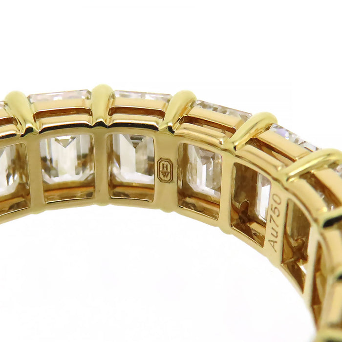 HARRY WINSTON 
エメラルドカット プロングセット リング