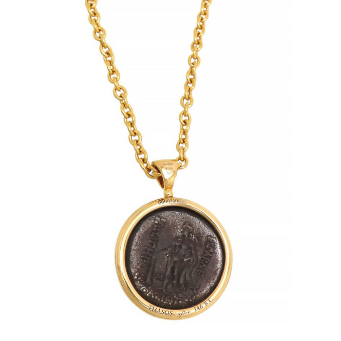 BVLGARI 
モネーテ アンティークコイン ネックレス