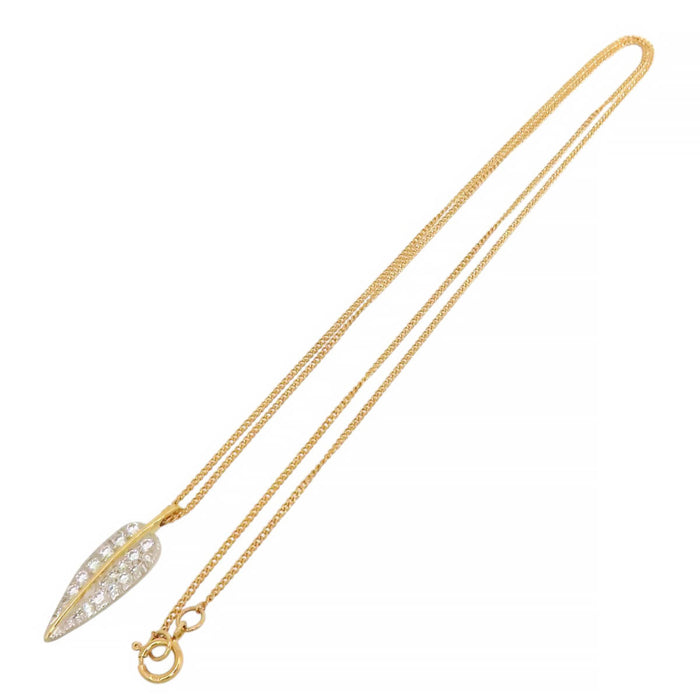 TIFFANY&Co. 
リーフ ダイヤモンド ネックレス