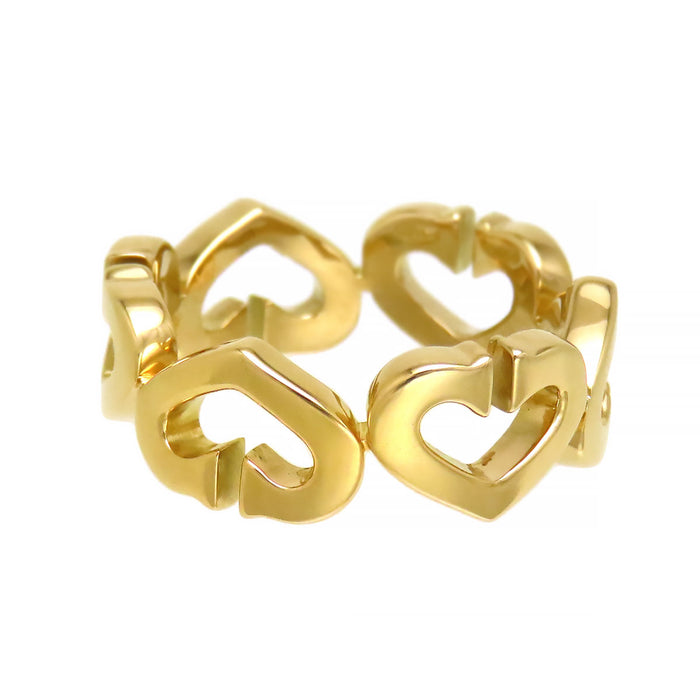 CARTIER 
Cハート リング