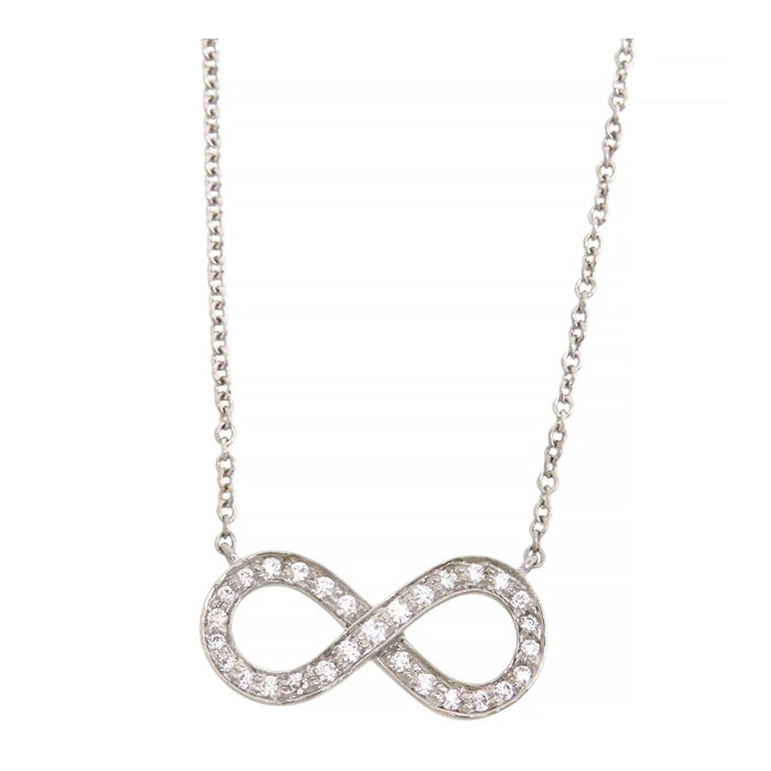 TIFFANY&Co. 
Infinity Necklace with Diamonds