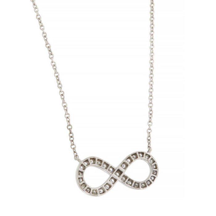 TIFFANY&Co. 
Infinity Necklace with Diamonds