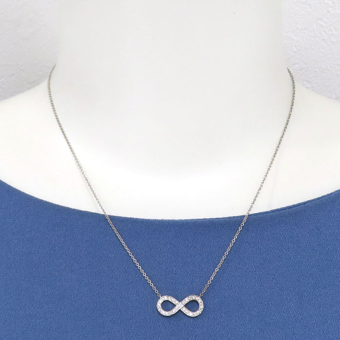 TIFFANY&Co. 
Infinity Necklace with Diamonds