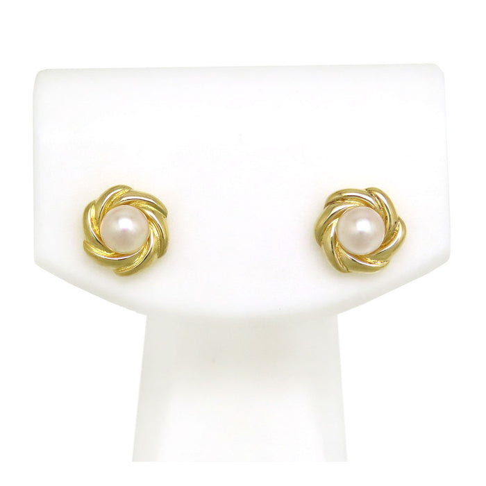 MIKIMOTO Baby Pearl Stud Earrings