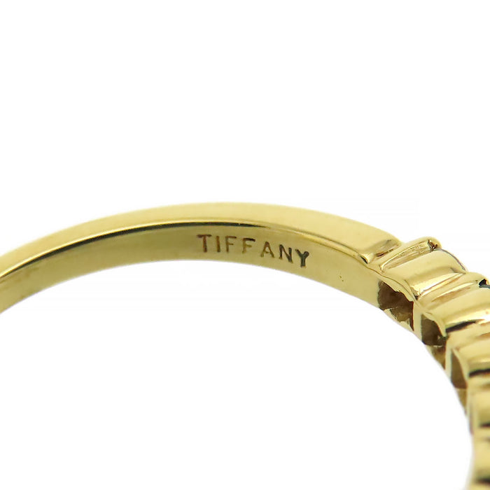 TIFFANY&Co. Diamond Emerald Half-Eternity Ring