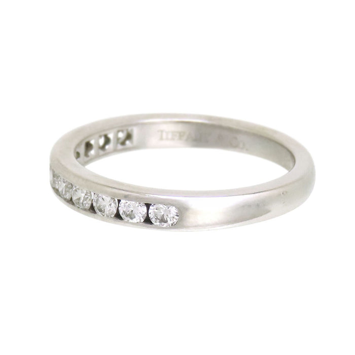 TIFFANY&Co. 
Channel Setting Half-Eternity Ring