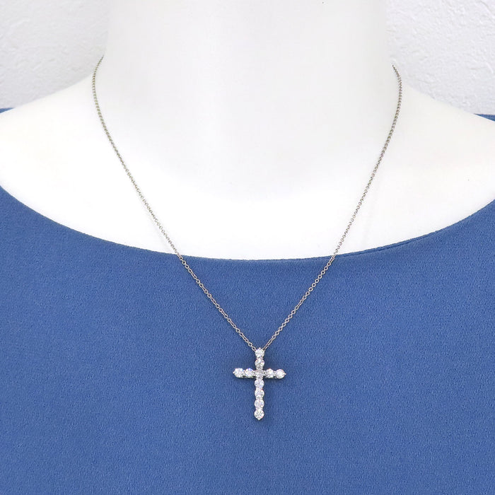 TIFFANY&Co. 
Medium Cross Necklace
