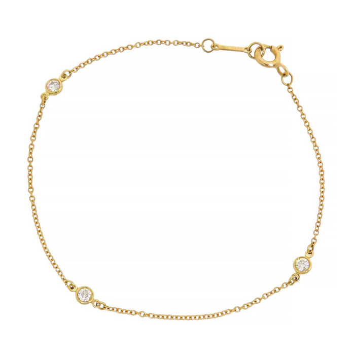 TIFFANY&Co. 
Diamonds by the Yard Bracelet 3P