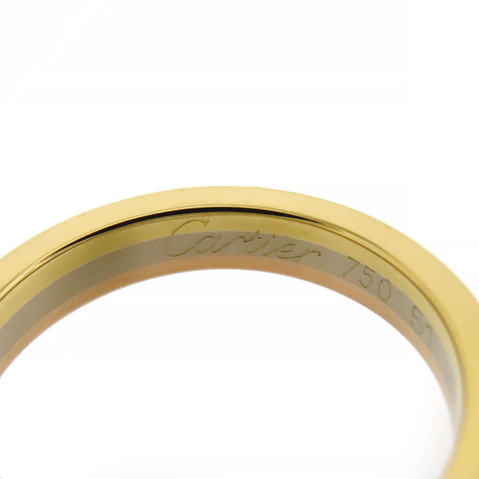 CARTIER 
スリーゴールド ウェディング バンドリング
