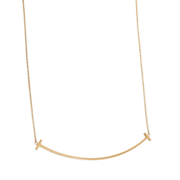 TIFFANY&Co. 
T Smile Large Necklace
