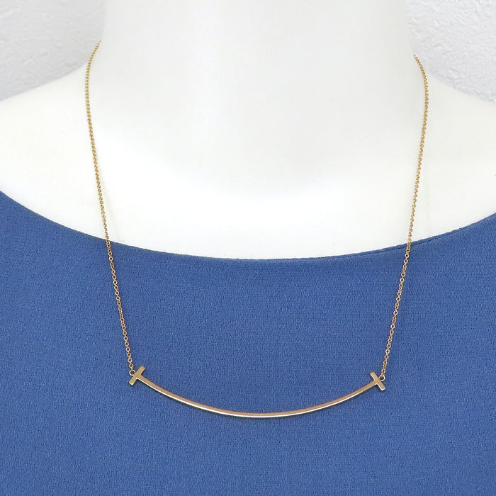 TIFFANY&Co. 
T Smile Large Necklace
