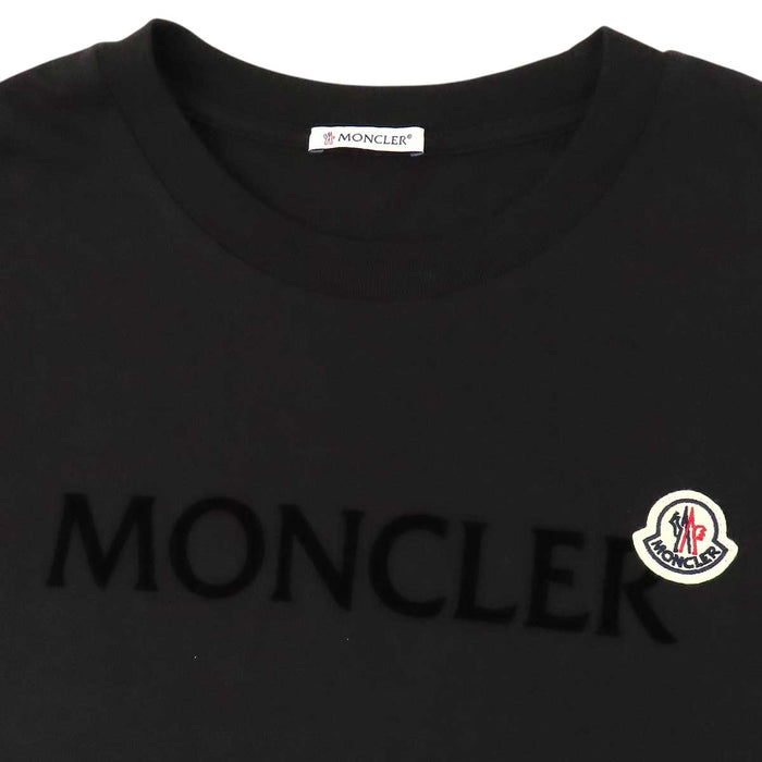 MONCLER 
2026年製 ワッペン コットン クルーネック 
ロゴ ロングスリーブ Tシャツ