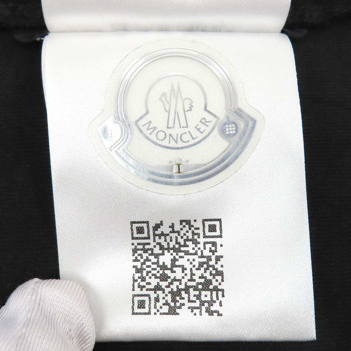 MONCLER 
2026年製 ワッペン コットン クルーネック 
ロゴ ロングスリーブ Tシャツ