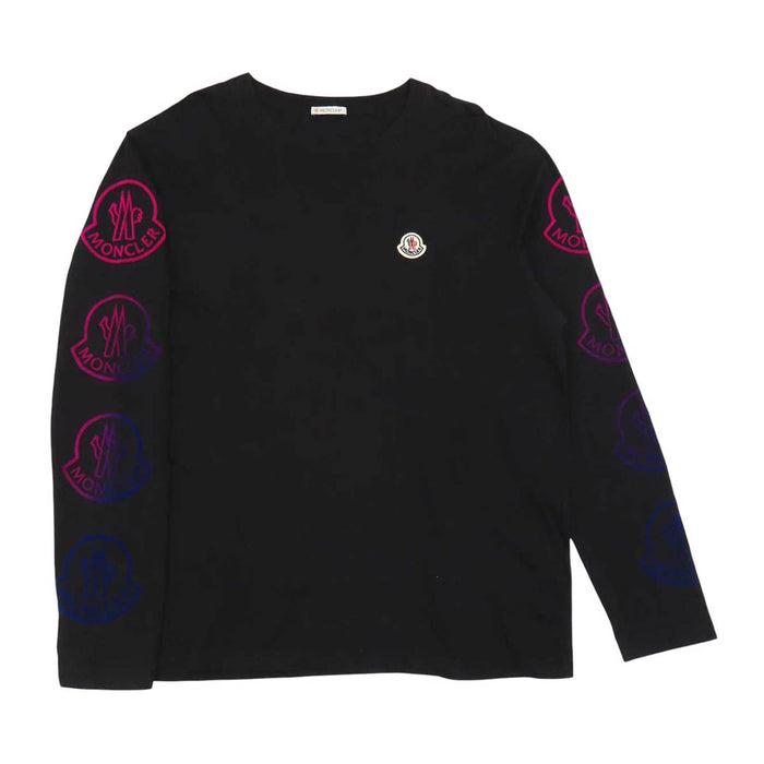 MONCLER 
ロゴ ワッペン グラデーション コットン 
MAGLIA マグリア ロングスリーブ Tシャツ