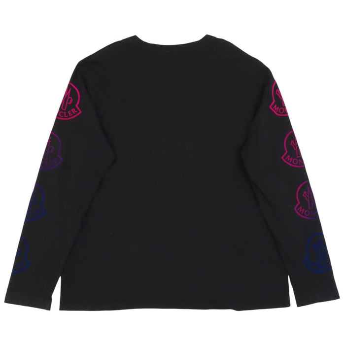 MONCLER 
ロゴ ワッペン グラデーション コットン 
MAGLIA マグリア ロングスリーブ Tシャツ